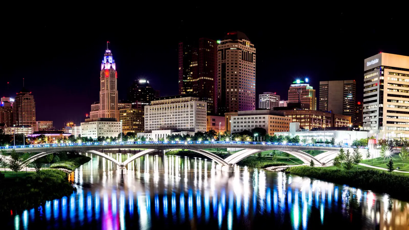 Columbus Ohio skyline for corporate and association event planning